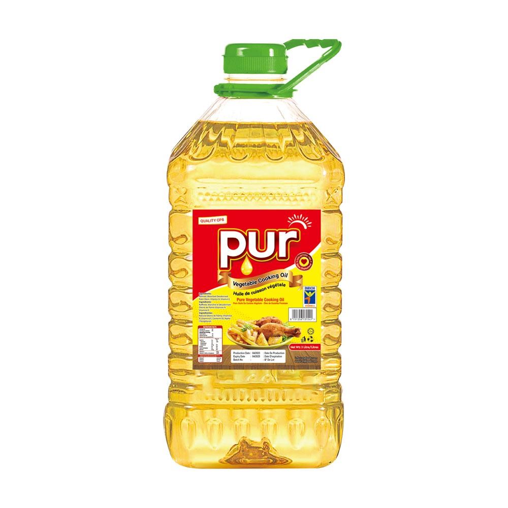 Pur Vegetable Cooking Oil 3 liter