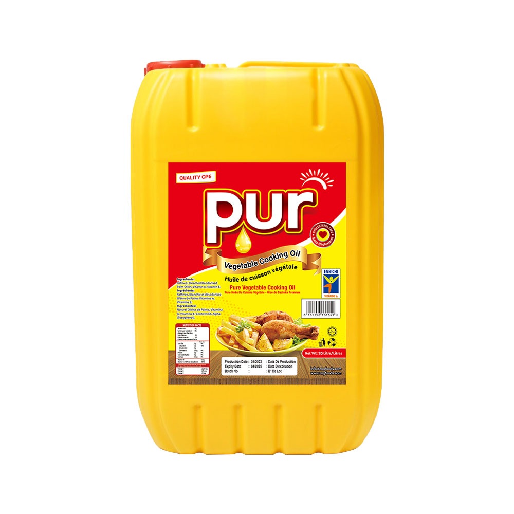 Pur Vegetable Cooking Oil 20 liter