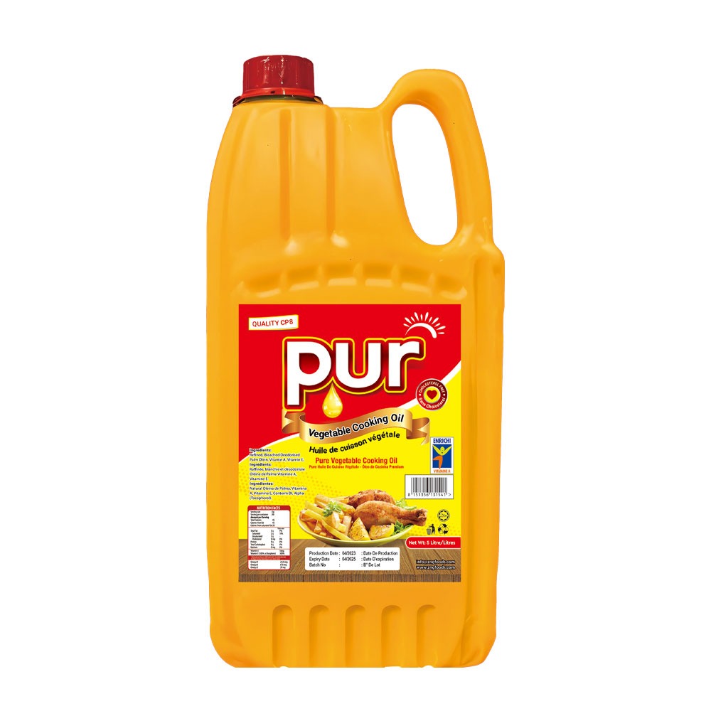 Pur Vegetable Cooking Oil 5 liter